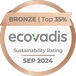Certification EcoVadis Bronze